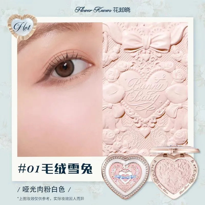 Flower Know Strawberry Rococo All-In One Gift Set Makeup Kit Full Professional Garden Mirror Blush Powder Lip Cream Flowerknows