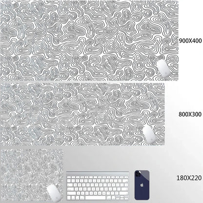 Computer Mouse Pad Strata Liquid Gaming PC Deskmat Laptop Pc Accessory Non-slip soft Mat XXL size Mousepad Large 900x400 Mats