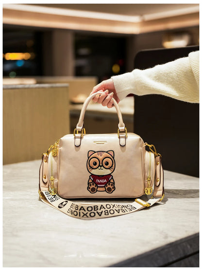Fashion Luxury Brand Ladies Shoulder Bag Cartoon Bear Women's Crossbody Bag High Quality Tote Bag Waterproof Women's Hanbags