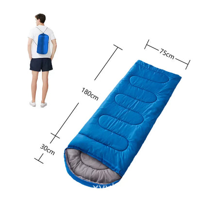 Camping Sleeping Bag Ultralight Waterproof 4 Seasons Warm Envelope Type Sleeping Bag for Outdoor Hiking Backpacking Travel
