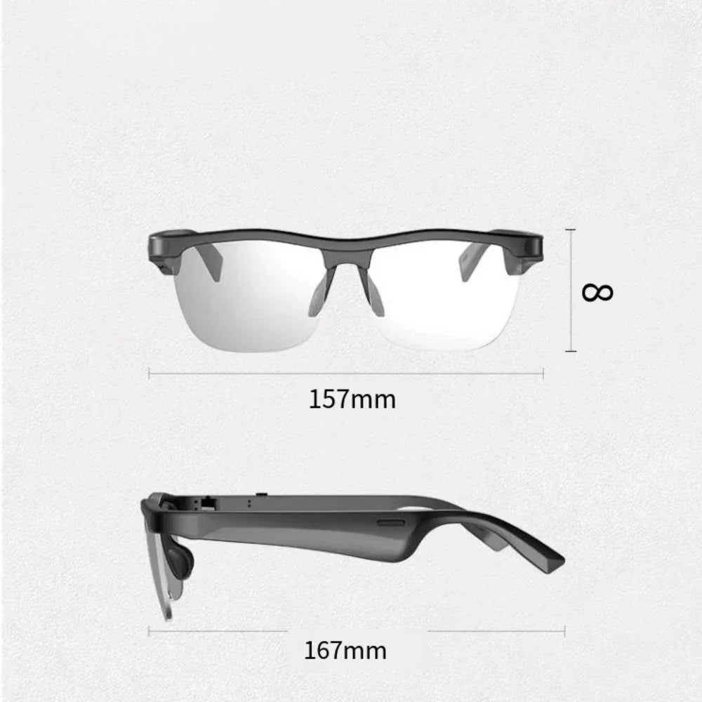 Bluetooth Smart Glasses, Directional Audio Speaker, Polarized, High Quality, Music, Speech Control, Play Phone Call,Sunglasses