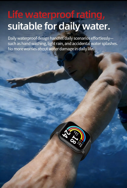 LIGE 2026 New Smart Watch Women Men Bluetooth Talking Blood Oxygen Heart Rate Monitoring Smart Watch For Women Men Holiday Gift
