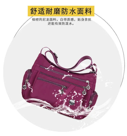 Fashion Casual Crossbody Shoulder Bag Women Bag Nylon Waterproof Messenger Bags For Lady Handbags High Quality Multifunctional