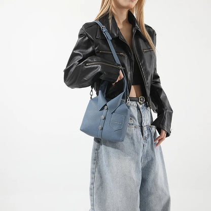 PU Square Compact Shoulder and Crossbody Bags Zipper Unique Design High Quality Hand Bags for Women 2026 Designer Style Bolso