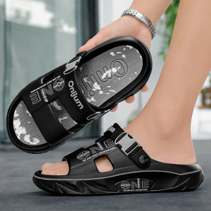 Summer Men's Slippers Outdoor Sandals Beach Comfortable EVA Soft Slides Clogs Casual Garden Shoes Men Women Indoor Home Slippers