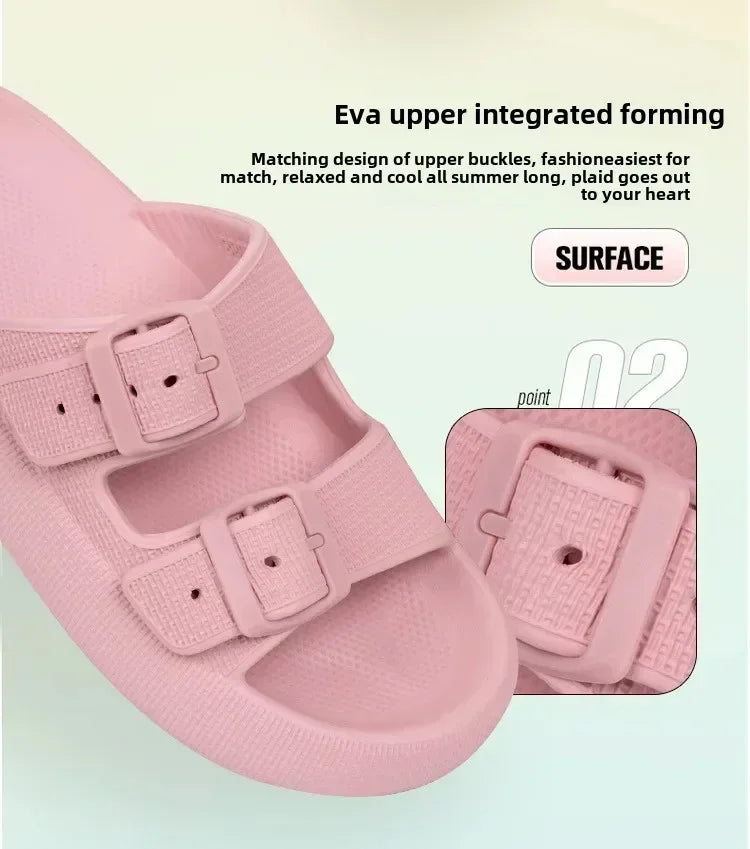 Cushion Sandals Women Men Cloud Soft Sole Slides Platform Slippers Eva Outdoor Sandals Non-slip Home Ciabatte Uomo Flip Flop