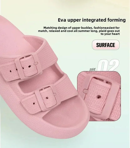 Cushion Sandals Women Men Cloud Soft Sole Slides Platform Slippers Eva Outdoor Sandals Non-slip Home Ciabatte Uomo Flip Flop