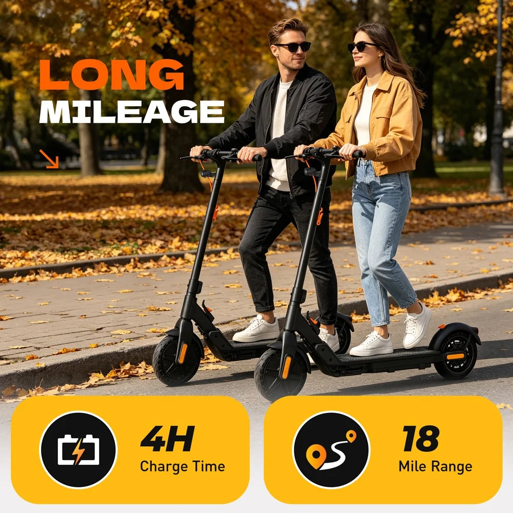 C8 Adult Electric Scooter 350W 15mph Max Speed 8.5 Inch Tire Foldable E Scooters 12Miles Max 36V 5.2AH US Stock Fast Delivery