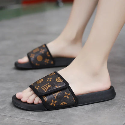 Summer Men Slippers Luxury Sport Slides Outdoor Street Clogs Quick Dry Beach Sandals Male Indoor Home Shoes Loafers Flip Flops