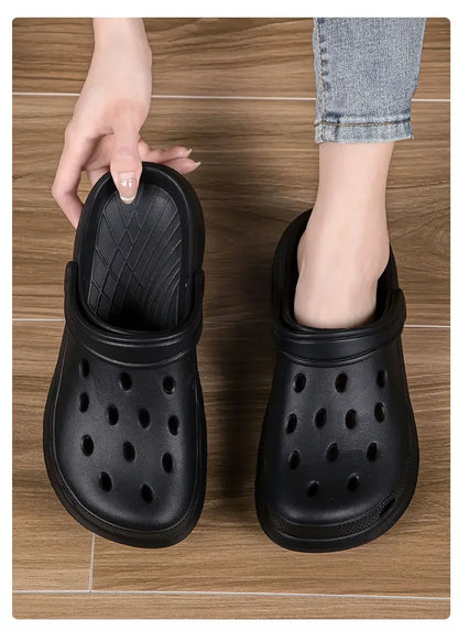 2026Summer Men Clogs Sandals Men's and Women's Leisure Slippers Beach Slides Home Garden Shoes Outdoor Sandals Plus Size46 47 48