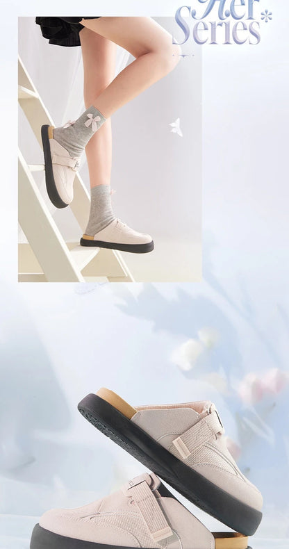 361 Degrees YY Bokken Women's Slippers Casual Wear Soft Comfortable No shoelaces Convenient Female Outdoor Slippers 682626705