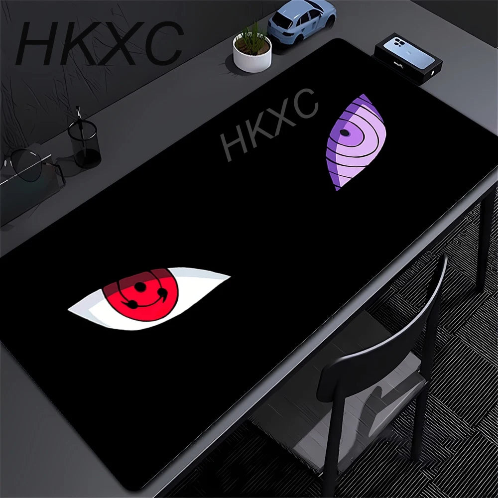 Gamer PC Computer Large 900x400 XXL Desk Mat Naruto Itachi Uchiha Mouse Pads Keyboard Anime Gaming Accessories Mousepad Carpet