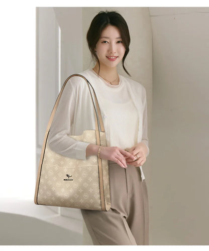 Genuine Brand High Quality Leather Casual Tote Luxury Handbags Women Bags Designer Shoulder Top-handle Bags for Women Sac A Main