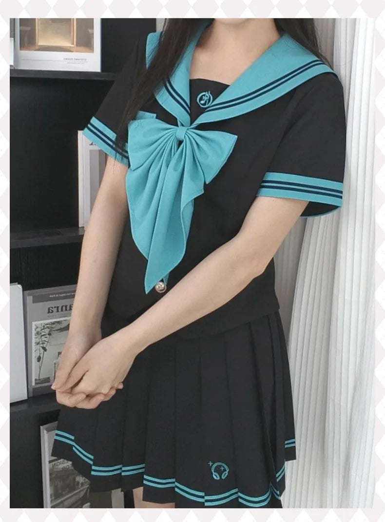 Hatsune Miku's Cute and Sweet JK Sailor Uniform Hatsune Miku Schoolgirl Uniform Set Ogura Yuzu Japanese-style School Uniform