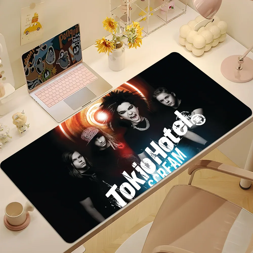 Band Tom Bill Kaulitz T-Tokio Hotel Schrei Non-slip Thickened MousePad Large Writing Lockedge Office Student Gaming Cushion