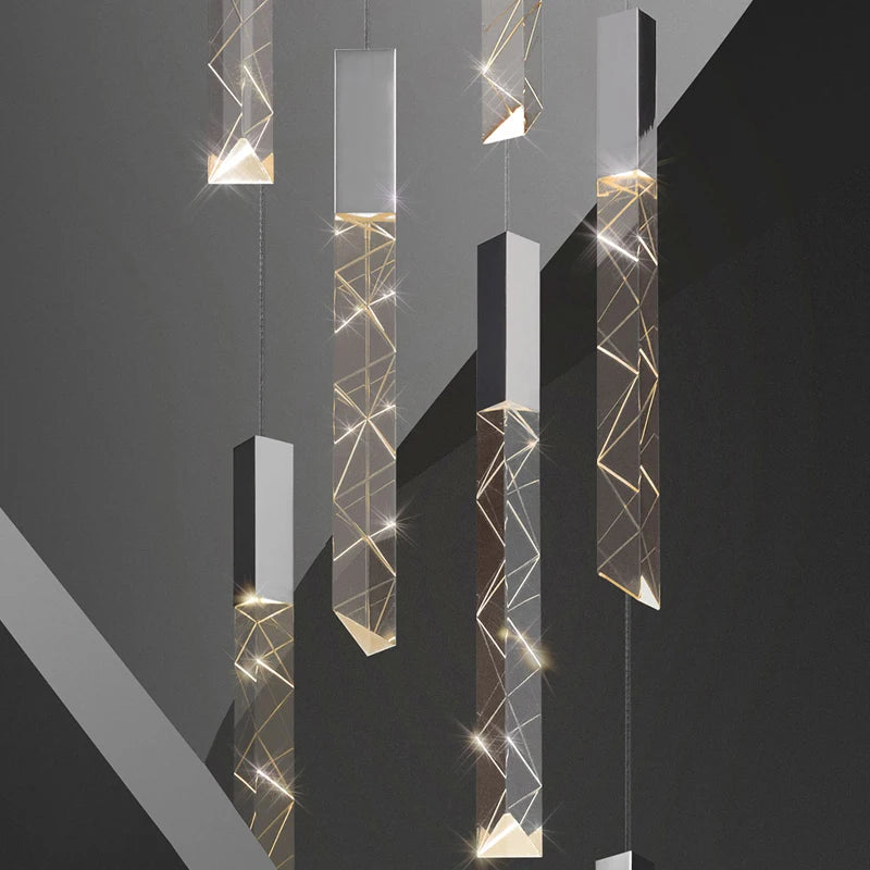 Deco Home Led chandelier crystal lamp for living room parlor Italy hanging crystal sconce Hotel fixtures Lustre Cristal lighting