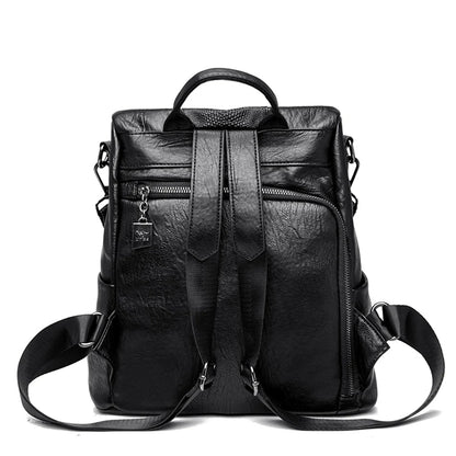 Women's Crocodile Pattern Backpack Leather School Bookbags for Girls Bagpack Large Capacity Designer Travel Rucksack Mochilas