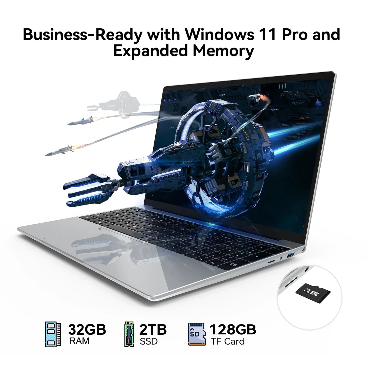 2026 Intel Core i9 9900 15.6 Inch Laptop 32GB RAM 2TB SSD Windows 11 1920x1080 HD Ultra Slim Gaming Gamer Office