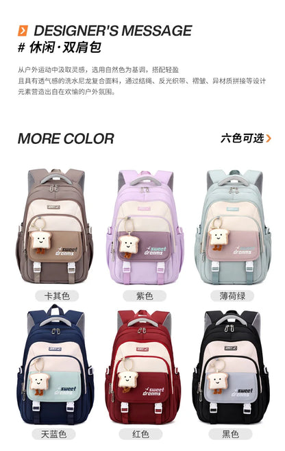 2025 Waterproof Girl Backpack Children School Bags for Kids Book Bag Children New School Backpack Girls mochila infantil escolar