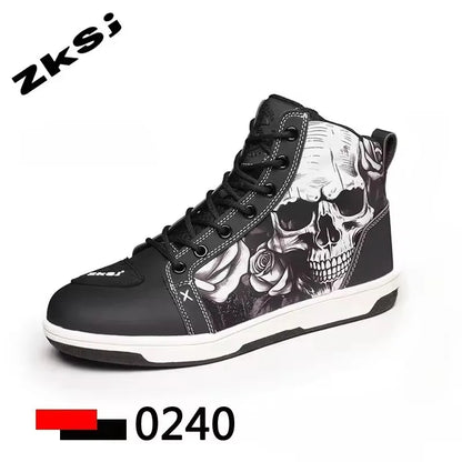 Motorcycle Boots Motos Riders Protective Boots Waterproof Non-slip Motocross Mountain Racing Shoes Casual Shoes Botas Para Moto