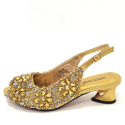 2024 Shoes and Bag for Party Wedding Plus Size Women Shoes 43 High Heels Sexy Ladies Luxery Shoes Women Dress Pumps with Purse