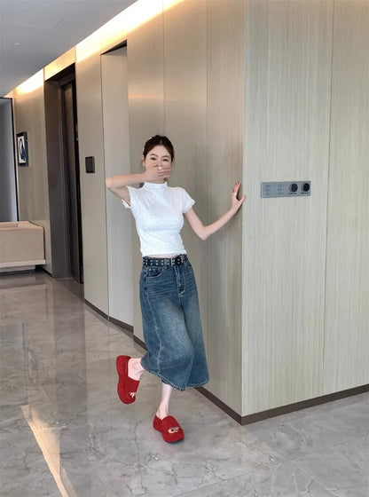 Women Platform Slippers Fashion Wedge Heeled Sandals Luxury Suede Casual Slides Summer New Beach Shoes for Women Sandalias Mujer