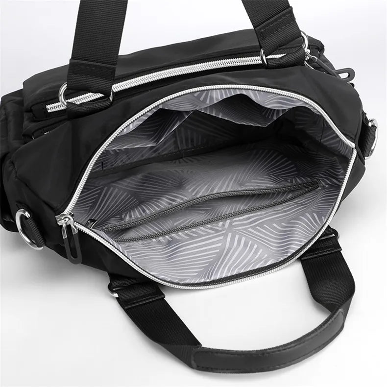 High-grade fabrics,Women's Shoulder bag Female Top-Handle bag Handbag Waterproof Nylon CrossBody Bag Ladies Messenger Bag