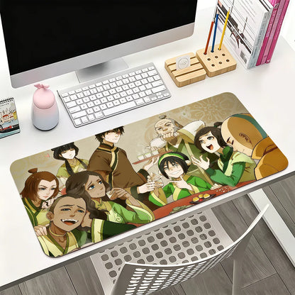 Cartoon A-Avatar adventure Mouse Pad Square Office Gaming Desk Mat Waterproof Non-Slip Rubber Decorative