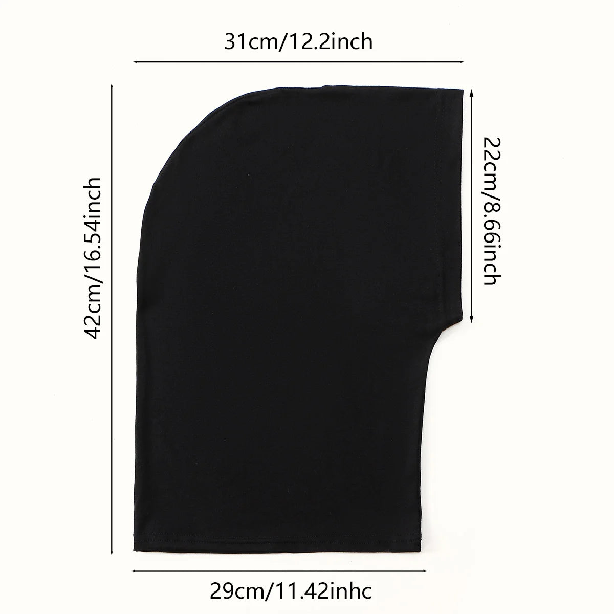 Soft Elasticity Modal Pull on Hijab Muslim Full Cover Neck Instant Hijab Islam Ready to Wear Hijab Scarf HeadWrap Ramadan Prayer