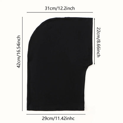 Soft Elasticity Modal Pull on Hijab Muslim Full Cover Neck Instant Hijab Islam Ready to Wear Hijab Scarf HeadWrap Ramadan Prayer