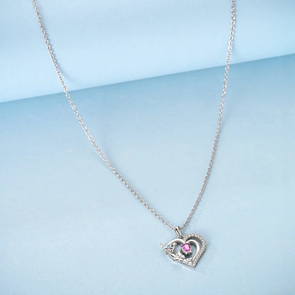 Luxury Necklace 925 Silver Original Sterling Zircon Dragonfly Butterfly Firefly Star Moon Chain Link For Women Wedding Jewelry