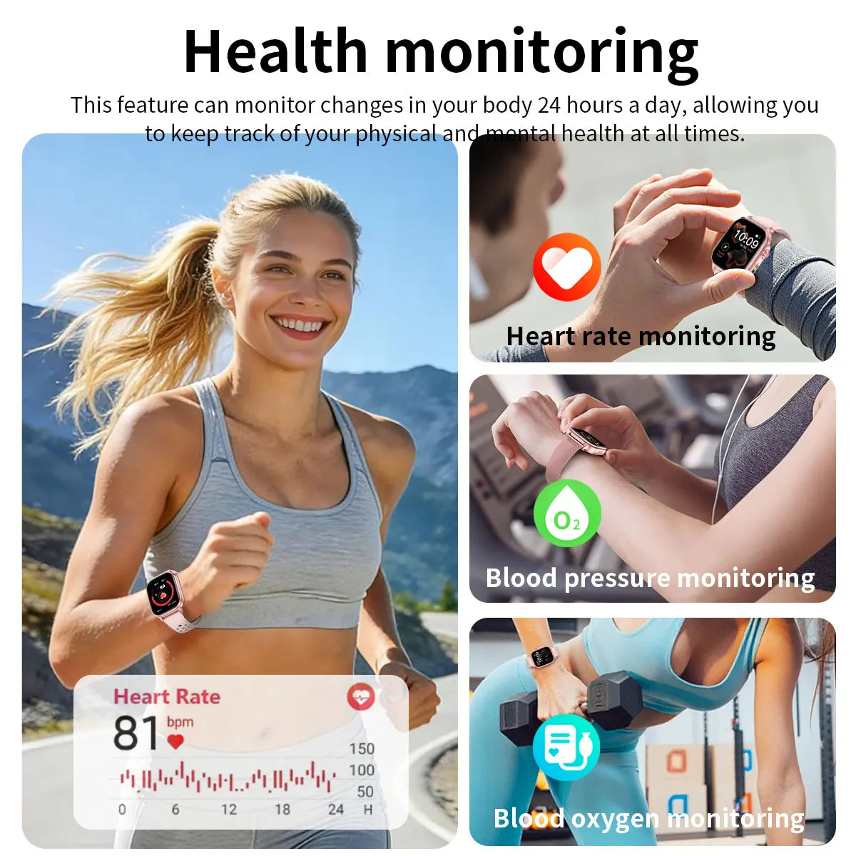 2026 New Men's and Women's Smartwatches, Fitness Trackers, Wireless Calling, IPX8 Waterproof, Activity Pedometers, Birthday Gift