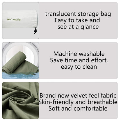 Ultralight Sleeping Bag Liner Nylon Warm Sleeping Bags Inner Liner Single Travel Hotel Camping Sheet Travel Hiking Camping