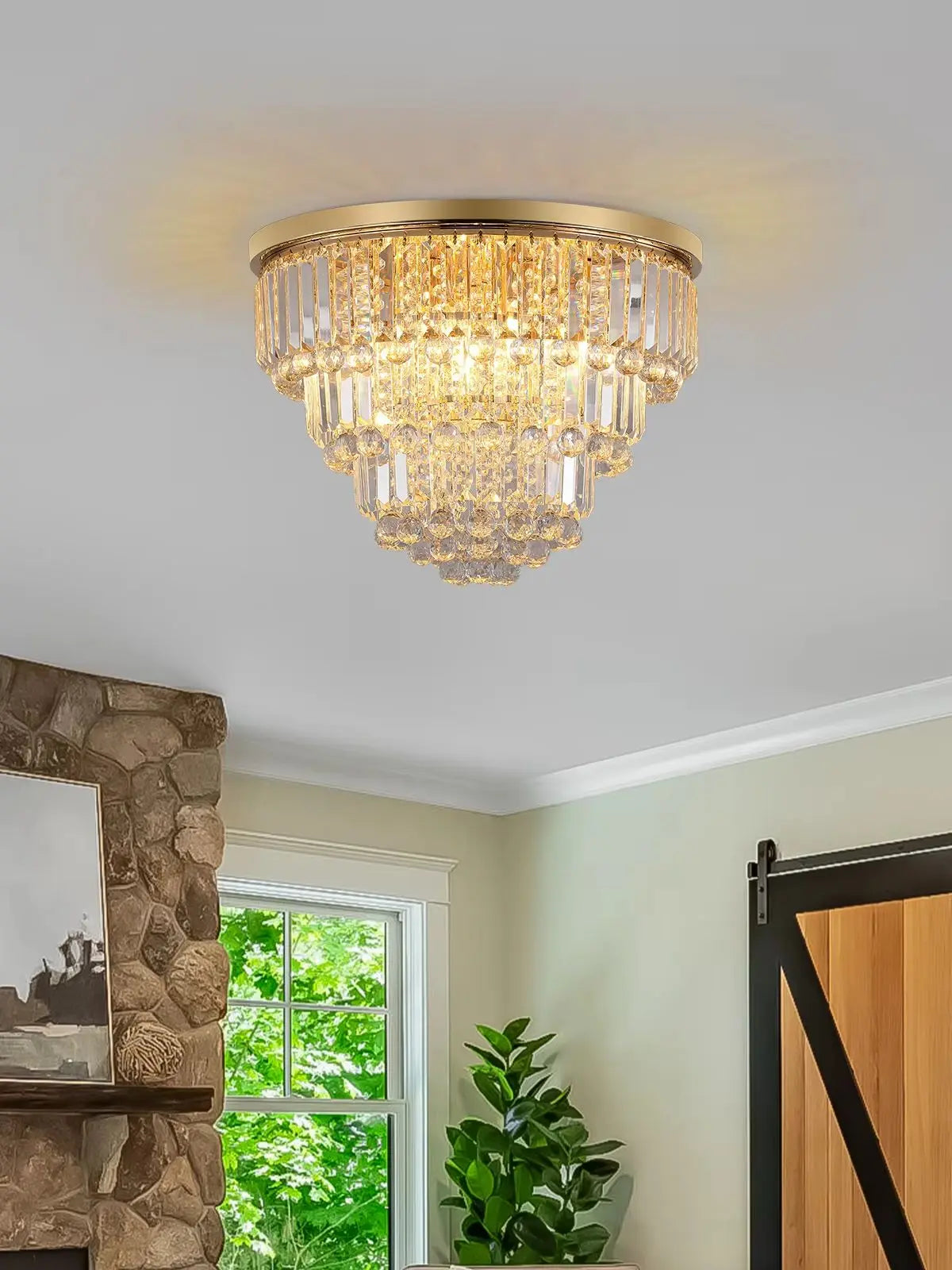 Gold luxury modern style crystal lights,large ceiling chandeliers,dining room,living room,bedroom