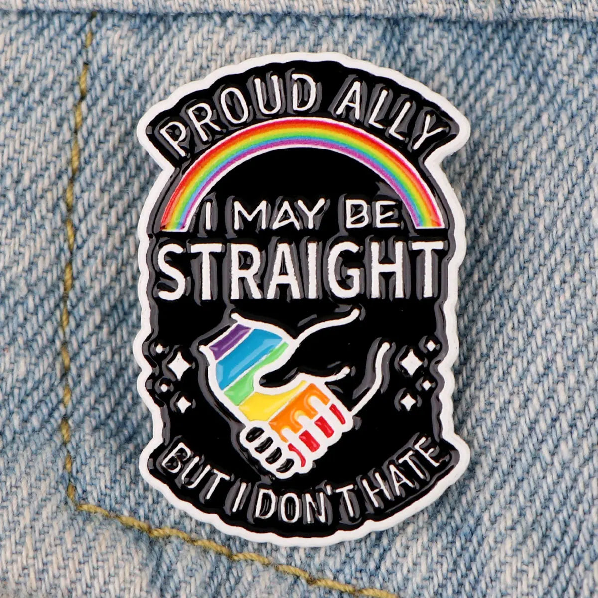 Cute Animal Rainbow Cat Enamel Pin LGBT Gay Brooches for Women Men Lapel Pins Badges on Backpack Gay Accessories Jewelry Gifts