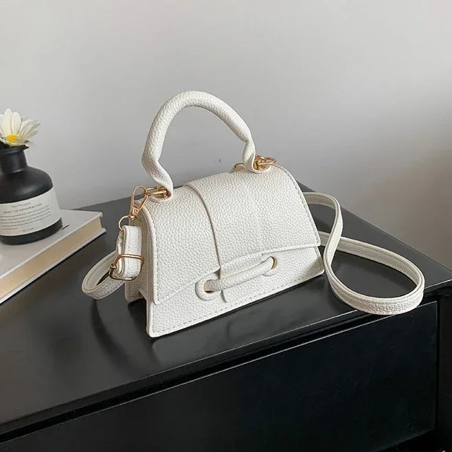 Vintage Women Silver Chic Crossbody Bag Luxury Designer Small Shoulder Bags Fashion Gold Mini Coin Purse Cute Pu Leather Handbag