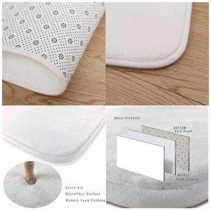Mooneyes Door Mat Washable Non-Slip Living Room Sofa Chairs Area Mat Kitchen Welcome Doormat