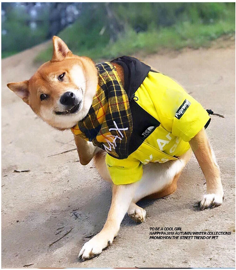 Fashion Pet Dog Clothes  Raincoat Waterproof Reflective Pet Jacket Dog Cat Coat for Small Medium Large Dogs Clothes