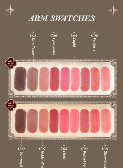 Flower Know Little Angel Collection Makeup Gift Box Eyeshadow Blush Cream Matte Lipstick Highlighter Full Kit All In One