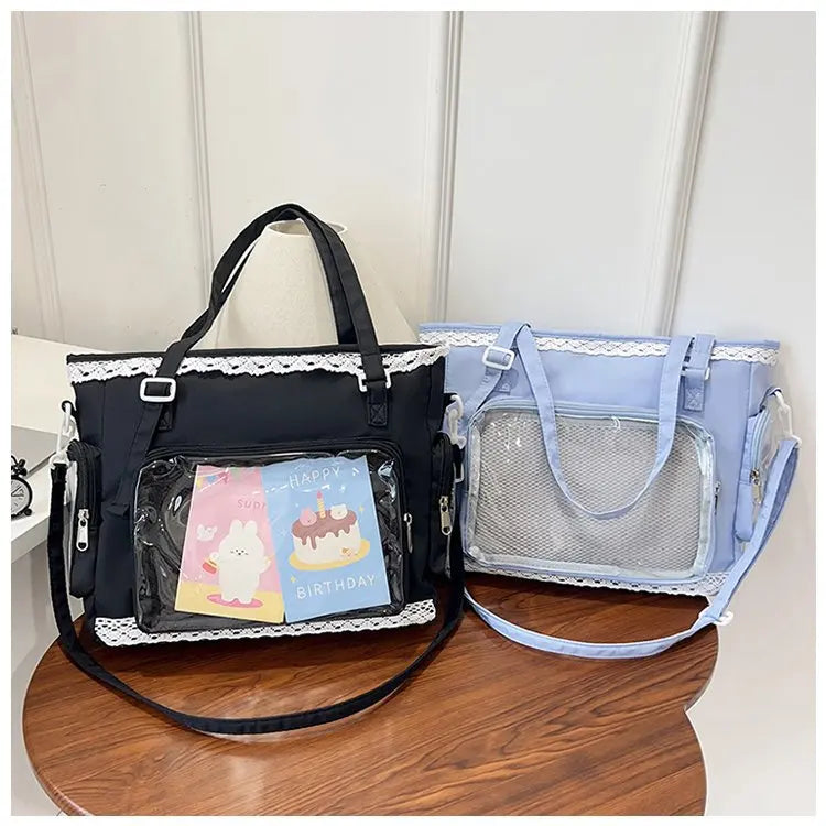 Ballet Girl Large Appetite Itabag Japanese Two-Dimension Single Shoulder Crossbody Bag Gift For Friends Women'S Handbag