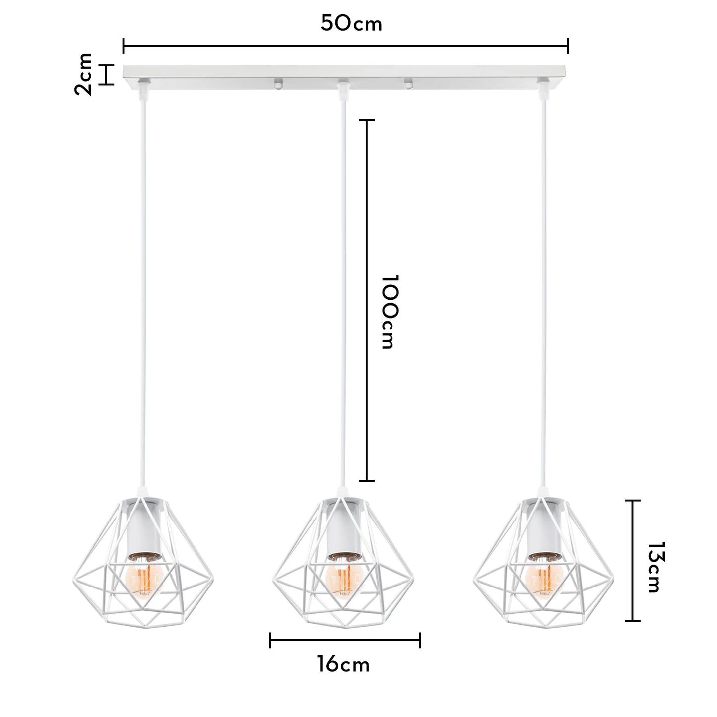 3 Heads Vintage Pendant Lights Wood Hanging Lamp Chandelier Industrial for Loft Dinning Living Room Kitchen Lighting Fixture LED