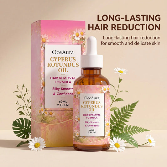 1/2/3PCS Cyperus Rotundus Hair Removal Oil Slow Hair Growth Post Depilation Care Moisturizing Silky Smooth Skin Gentle Body Oil
