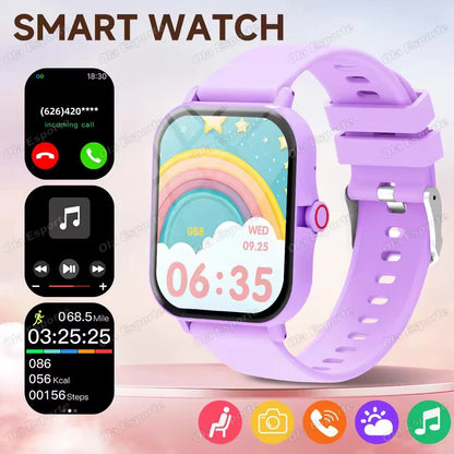 NEW Games Smart Watch 2026 Bluetooth Call Camera Control Sleep Monitoring Music Play Message Push Outdoor Sports Smartwatch Kids