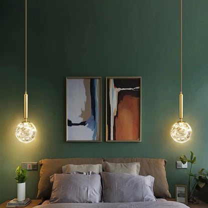 1 PC Modern Home Decor LED Lights Bedroom Lamp Bedside Pendant Light Lamps LED Chandeliers Hanging Light Indoor Lighting