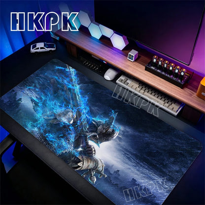 Gaming Mouse Pad XXL Deskmat Anime Pc Accessories Mousepad E-Eldens R-Ring Mat 90x40cm Gamer Large Desktop Extended Desk Carpet