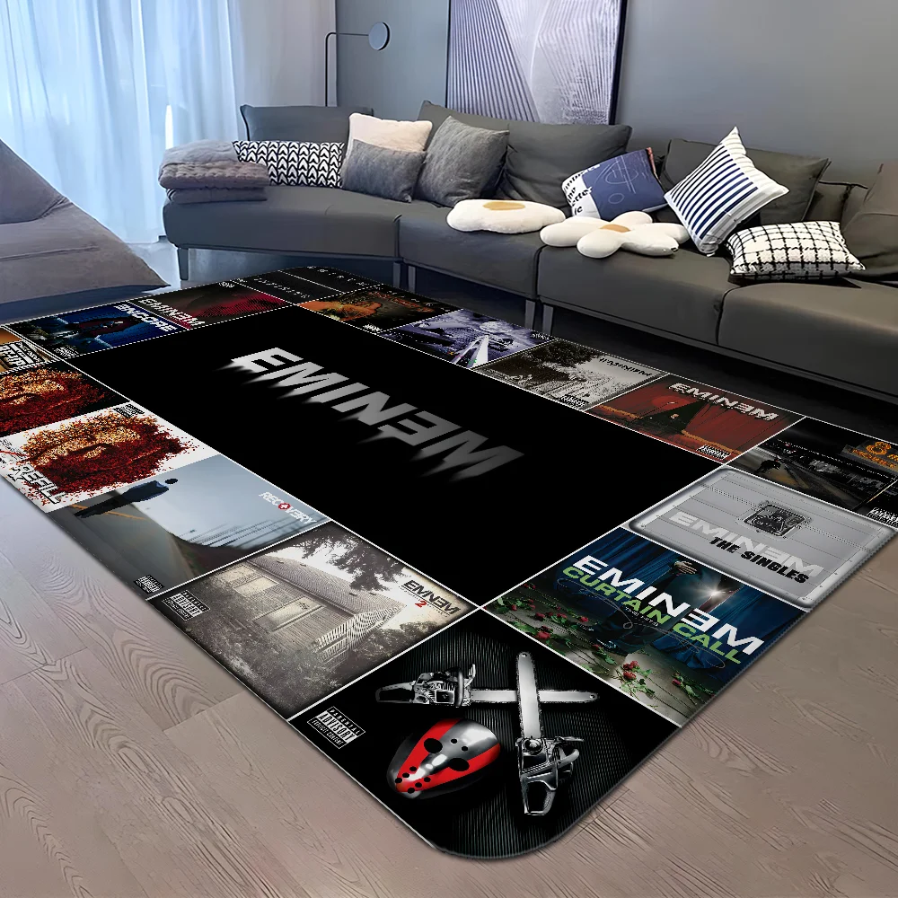 Rapper Eminem Door Mat Washable Non-Slip Living Room Sofa Chairs Area Mat Kitchen Bedside Area Rugs