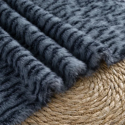 Imitation Mink Print Tiger Pattern Plush Fabrics for Photography DIY Handmade Doll Toy Clothing Fabrics Sewing Cloth