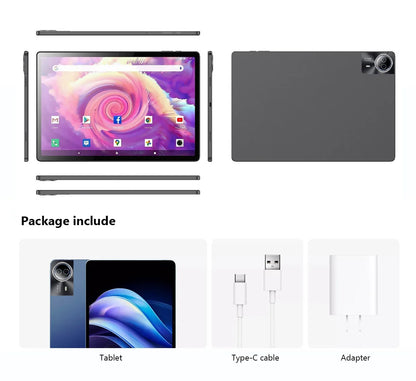 2026 Mpad15 Android 15 Tablet 14 inch Unisoc T616 Tablet PC 16GB 512GB 12000mAh Phone Call BT5.0 5G WiFi Google Play Laptop Pads