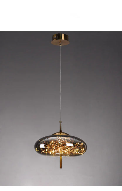 Modern Led Pendant Lamp Glass Ceiling Hanging Lights Fixture Luminaire Chandeliers Lustres Suspension Luminaire Bedroom Decor