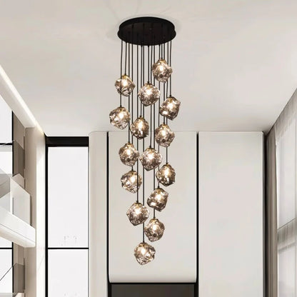 Modern home decor led lights pendant light lamps forstaircase Chandeliers for living room hanging light indoor lighting